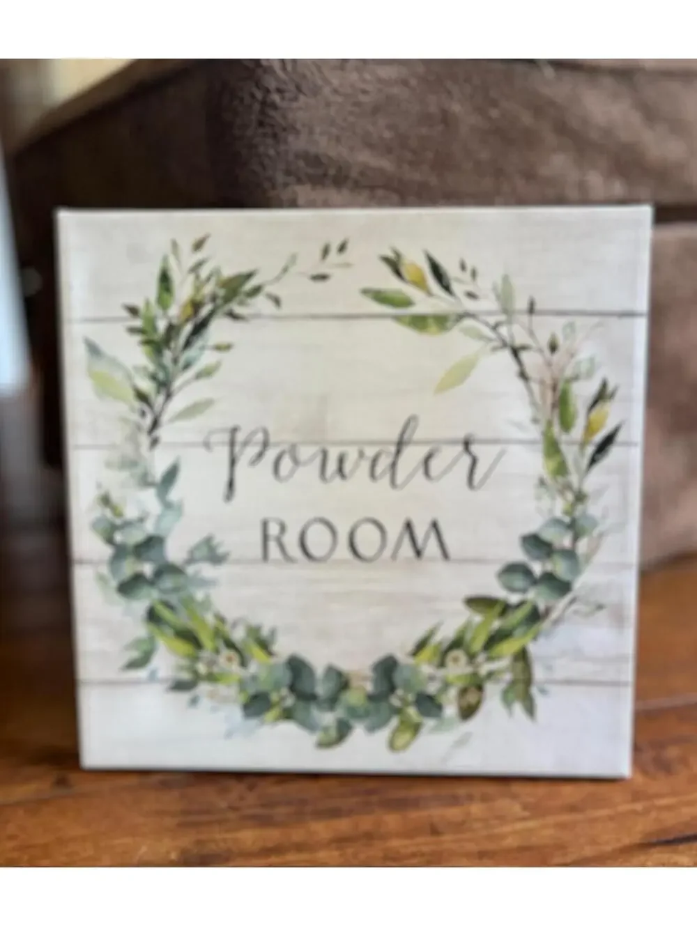 Powder Room Decorative Wall Art Canvas